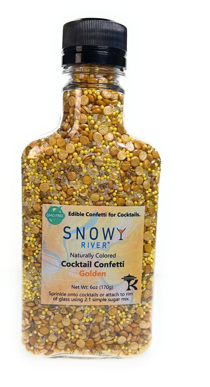 Snowy River Golden Cocktail Confetti (1x6oz Bottle)