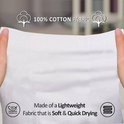 Ruvanti - Baby Cloth Diapers Reusable 100% Cotton (24 x 24 inches)