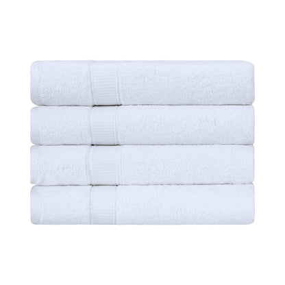 La Hammam - Hotel White Bath Towel Turkish Genuine Cotton - 23" x 46"
