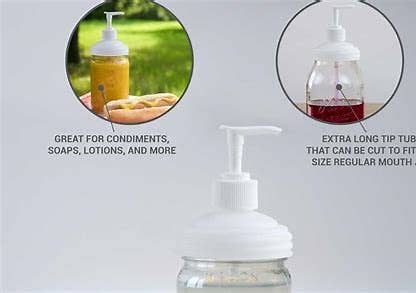 ReCAP® Mason Jars Pump Dispenser, Regular Mouth | Case of 16