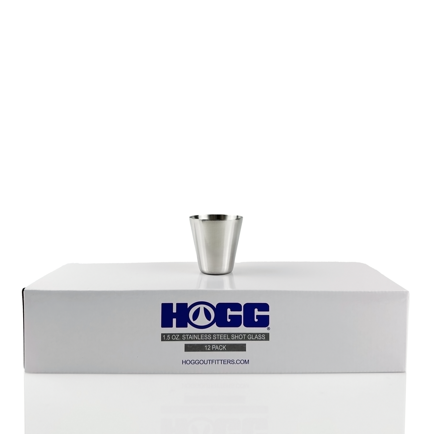 Hogg Outfitters - 1.5oz STAINLESS STEEL SHOT GLASS (12 UNITS)
