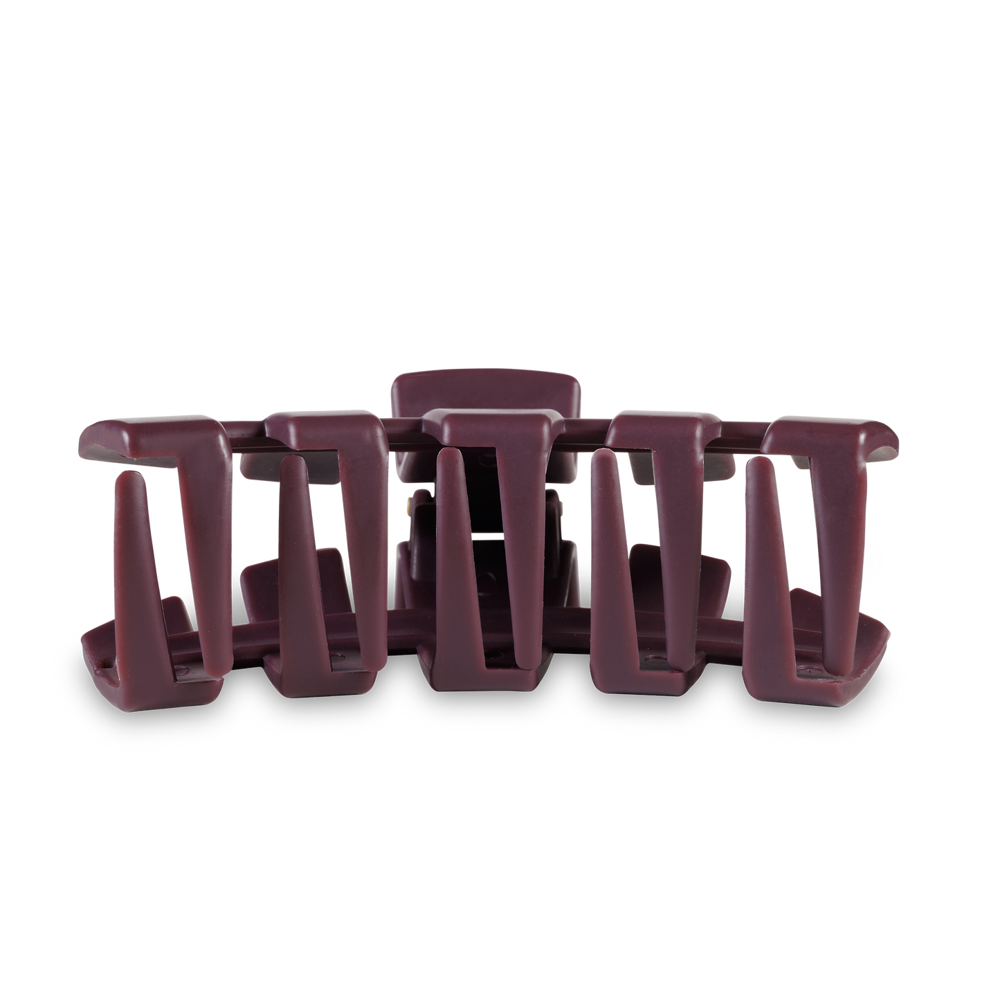 TELETIES - Classic Hair Clip | Large | Burgundy Bliss