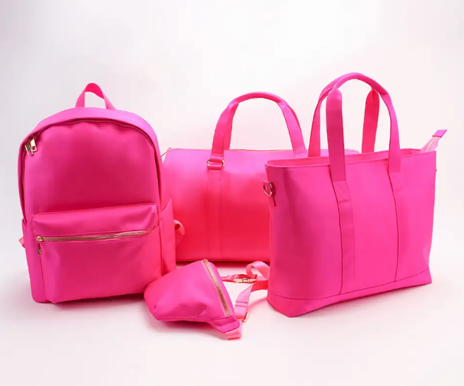 The Loki Shop - Nylon Tote Bag Weekender Bag With Adjustable Strap