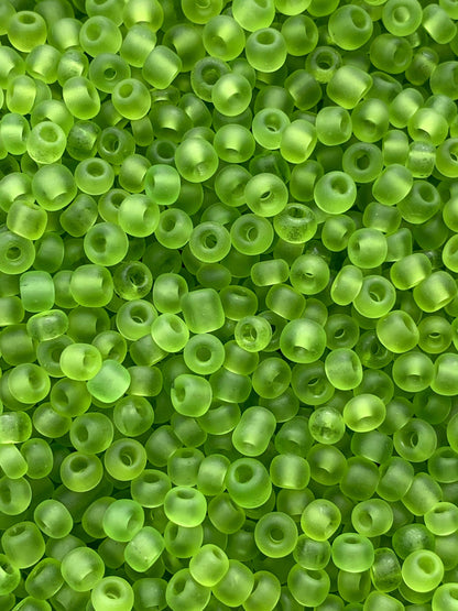 MaddieMayShop - Frost Glass seed beads, 6/m glass beads, Seed Beads Bulk