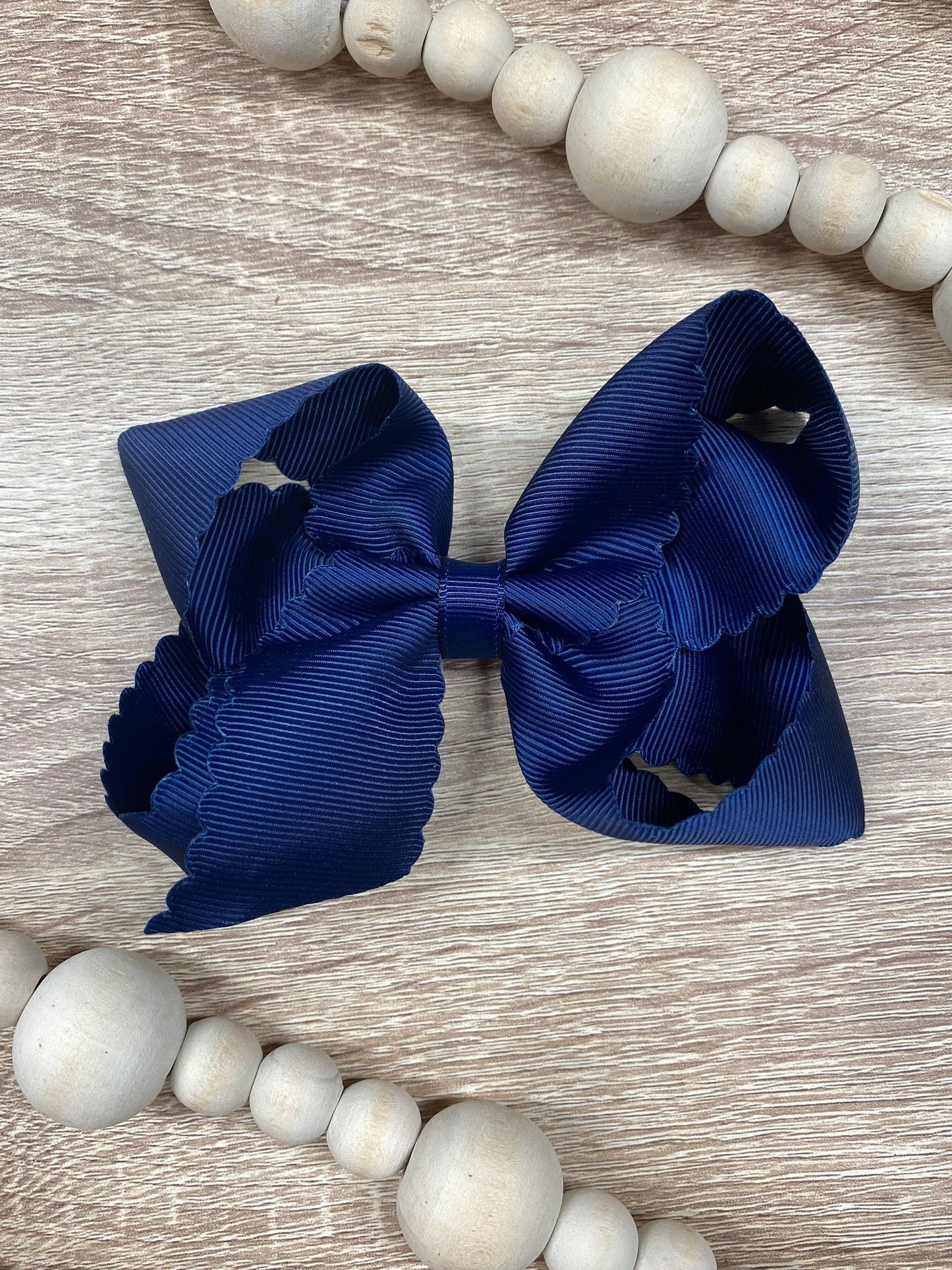 The Hair Bow Company - Classic Scalloped Bows - Alligator Clip - 4.5"