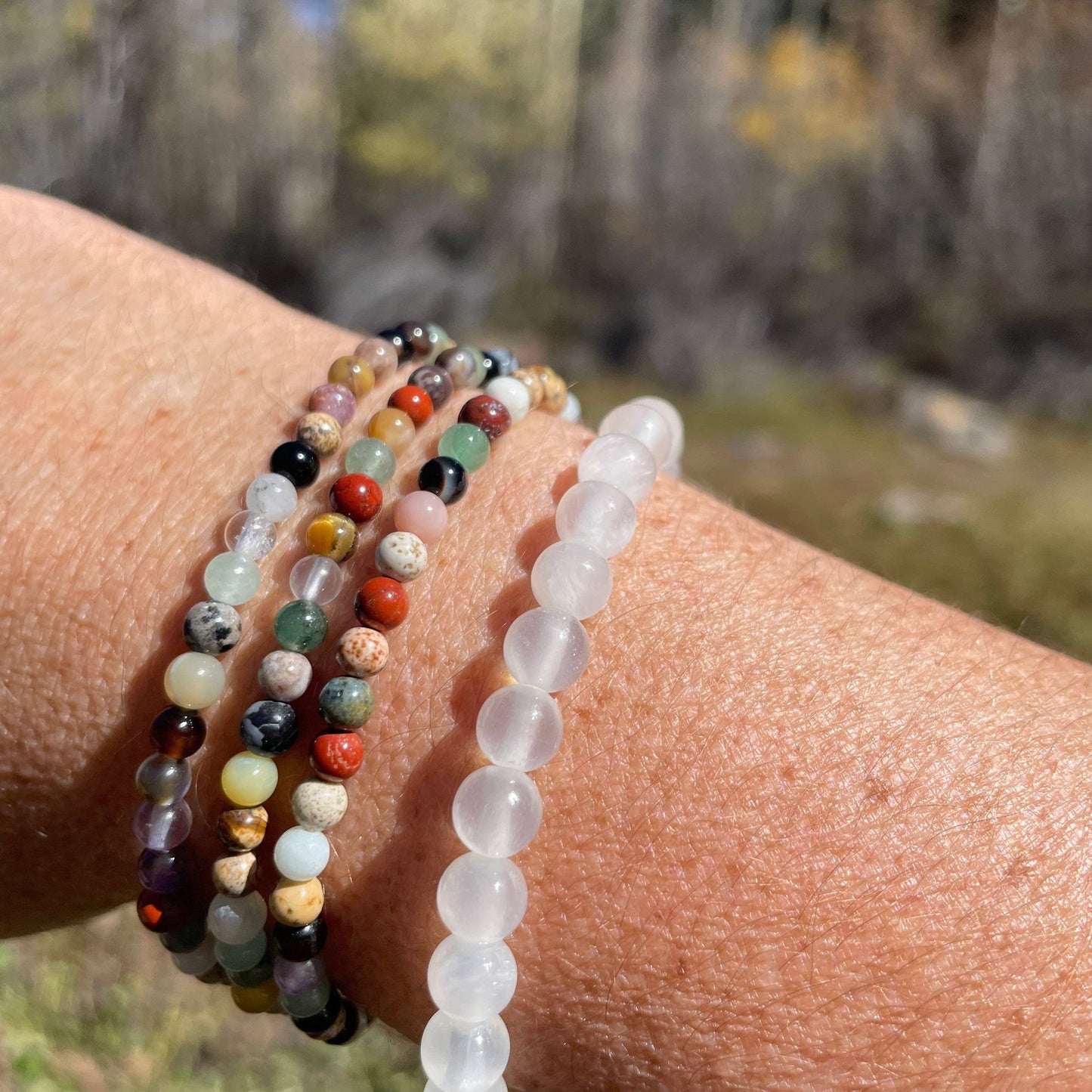 Take a Hike! Selenite Bracelet