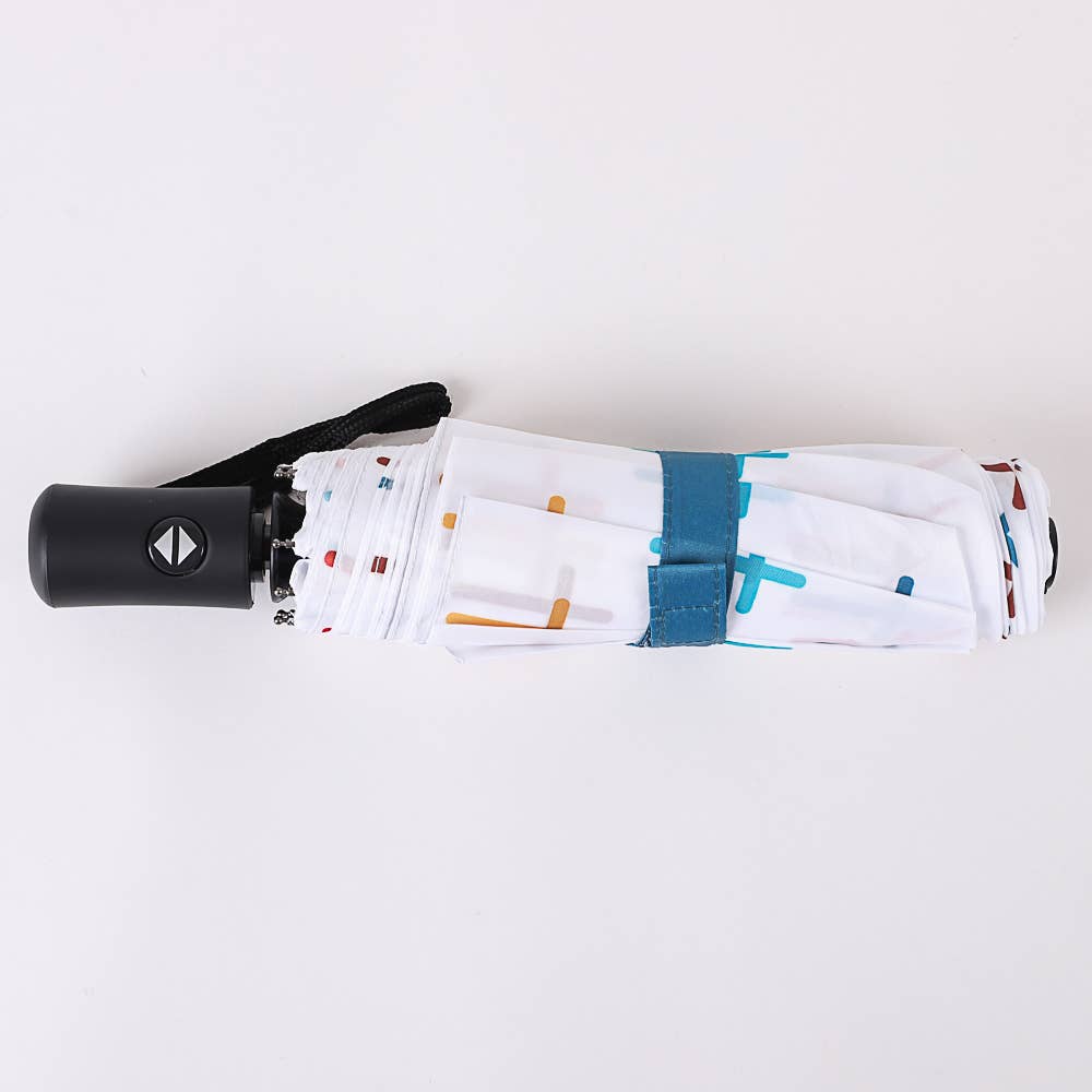 Swanson Christian Products - Compact Umbrella - Colorful Crosses