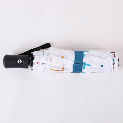 Swanson Christian Products - Compact Umbrella - Colorful Crosses