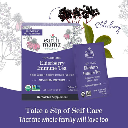 Earth Mama Organics - Organic Elderberry Immune Tea