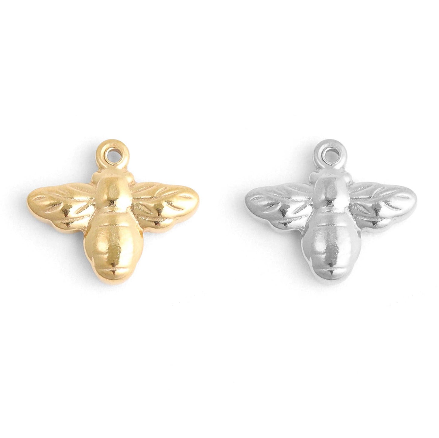 WJW - 18K Gold PVD Stainless Steel Bee Charm