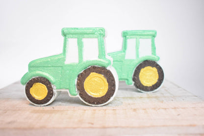 Tractor Bath Bomb with surprise coin inside
