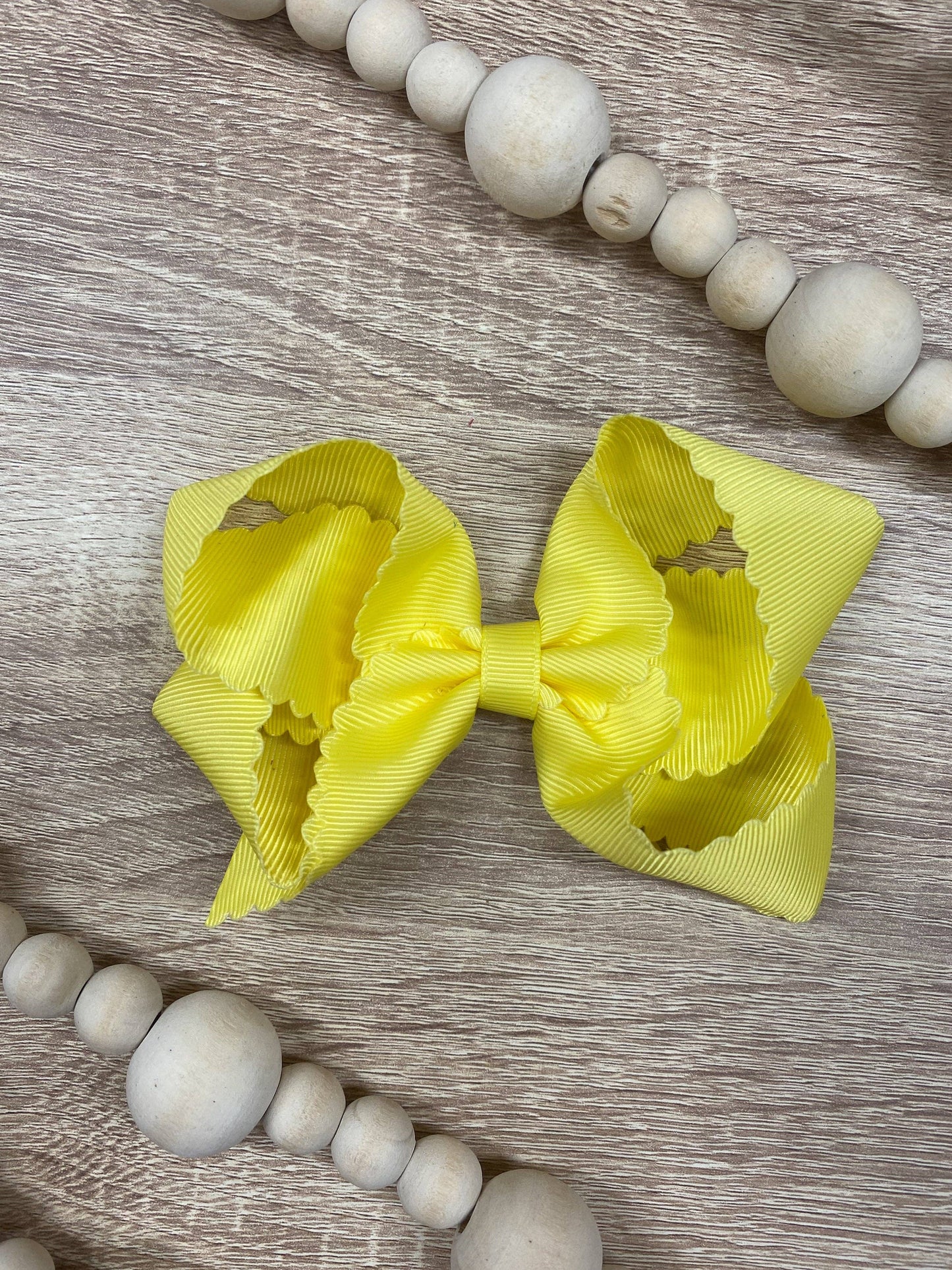 The Hair Bow Company - Classic Scalloped Bows - Alligator Clip - 4.5"