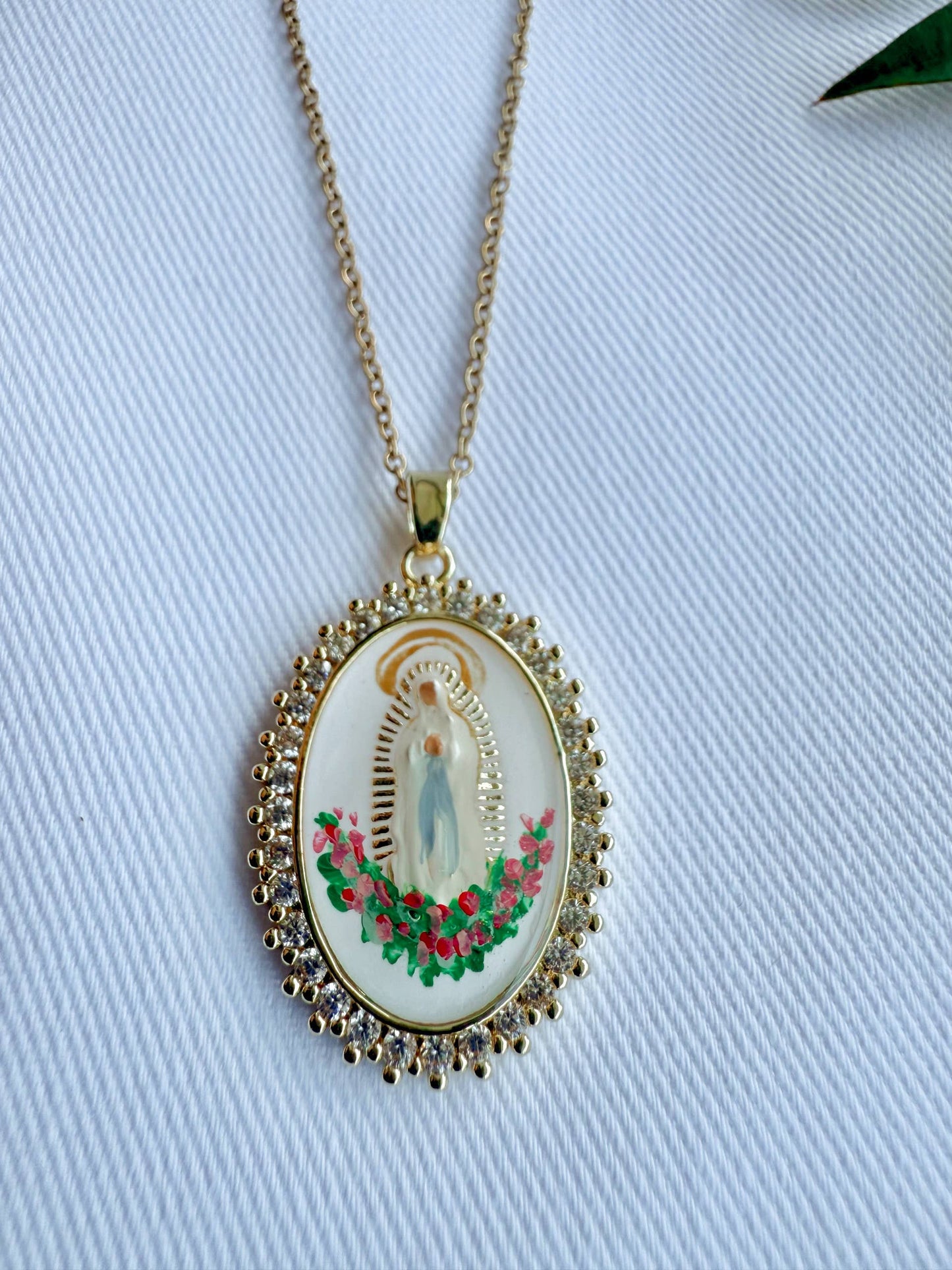 Harleigh Leonards Designs - Our Lady of Lourdes Necklace