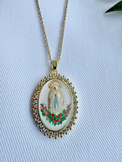 Harleigh Leonards Designs - Our Lady of Lourdes Necklace