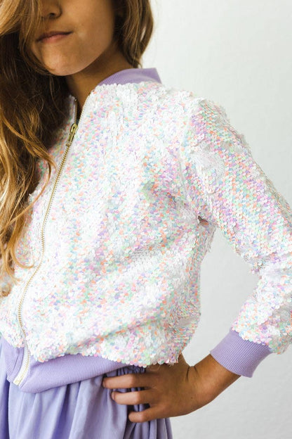 Mila & Rose - Unicorn Flip Sequin Jacket