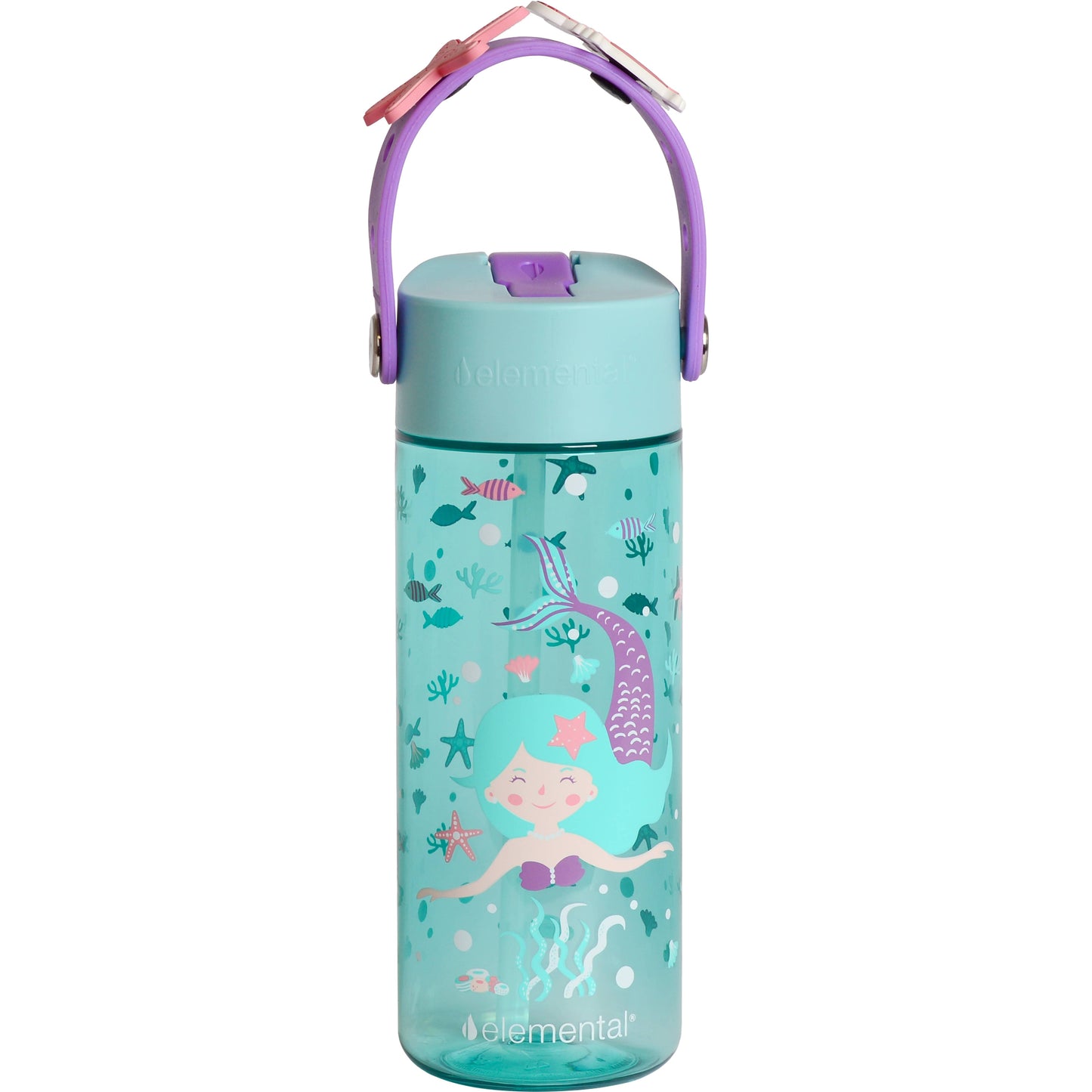 Elemental - 18oz Splash Charm Bottle - Mermaid