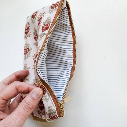 The Little Rose Shop - Holy Family Hearts Catholic Bible/Planner Pouch