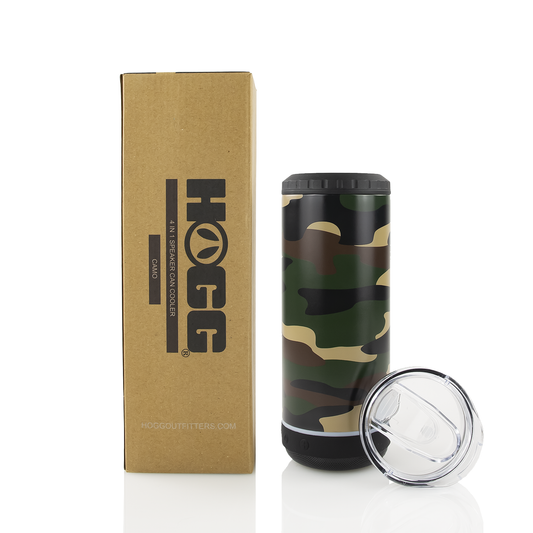 Hogg Outfitters - 4 in 1 SPEAKER CAN COOLER - CAMO