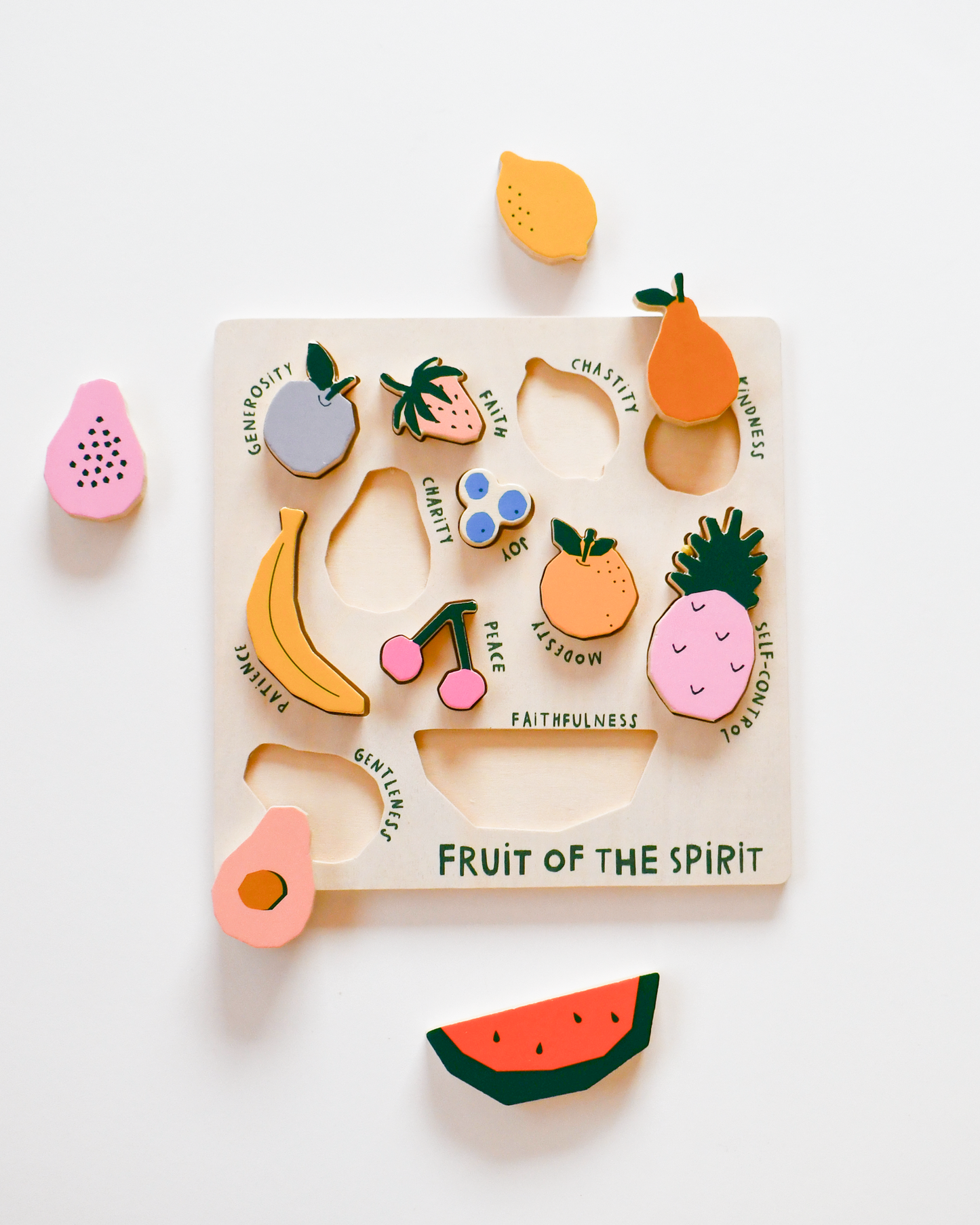 Be A Heart - Fruit of the Spirit Wooden Puzzle