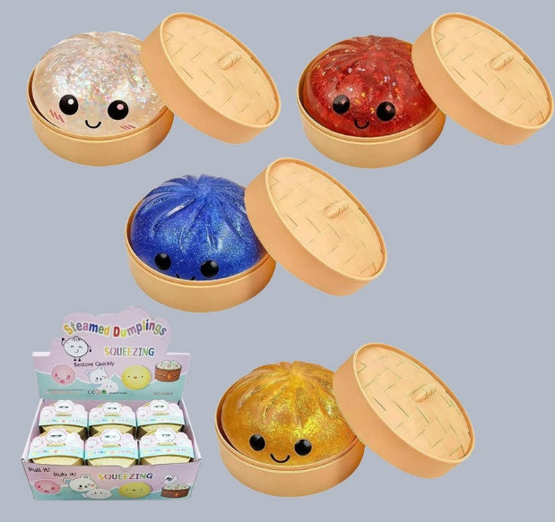 Dough Doughs Squish Glitter Dumpling 3.25in