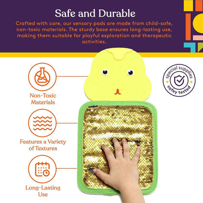 Special Supplies - Special Supplies Sensory Zoo Animal Mats, 10 Sets, Tactile Stimulation for Kids, Supports Autistic and Processing Challenges, Calming and Stimulating Early Learning Play