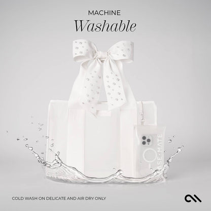Case-Mate - Special Edition Bow Ivory Pearl Beach Tote With Phone Pouch