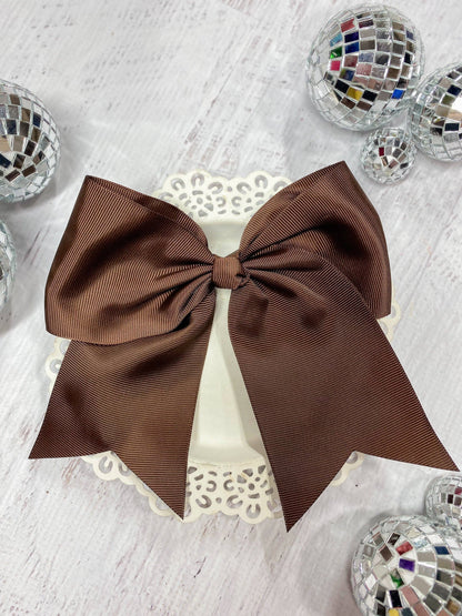The Hair Bow Company - 6" Cheer Bow - Alligator Clip - 15 Colors - Dance Team Bows