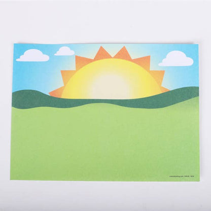 Swanson Christian Products - Sticker Scenes He Lives 6 Ct