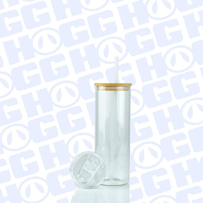 Hogg Outfitters - 20oz SUBLIMATION CLEAR GLASS SKINNY DUO TUMBLER