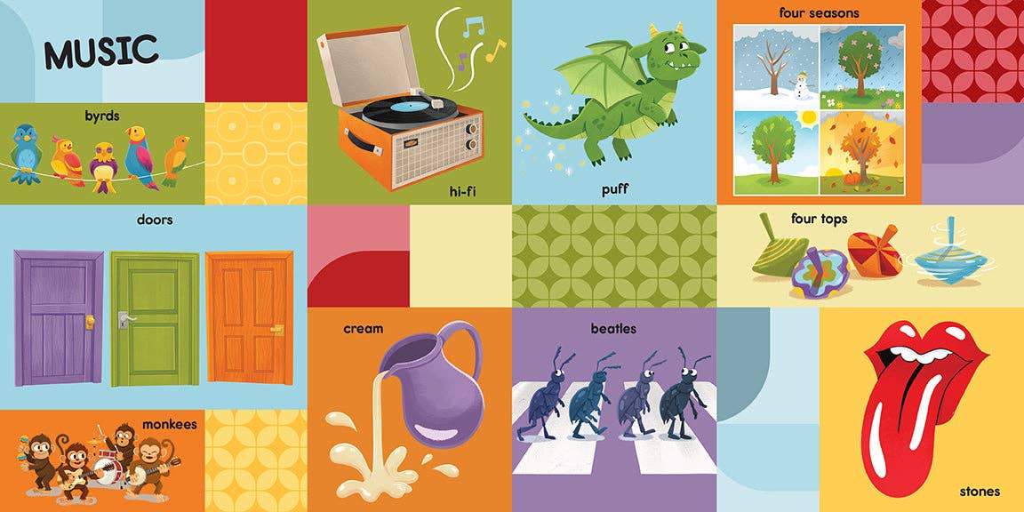 First 100 Words From the 60s (Highchair U/board book)