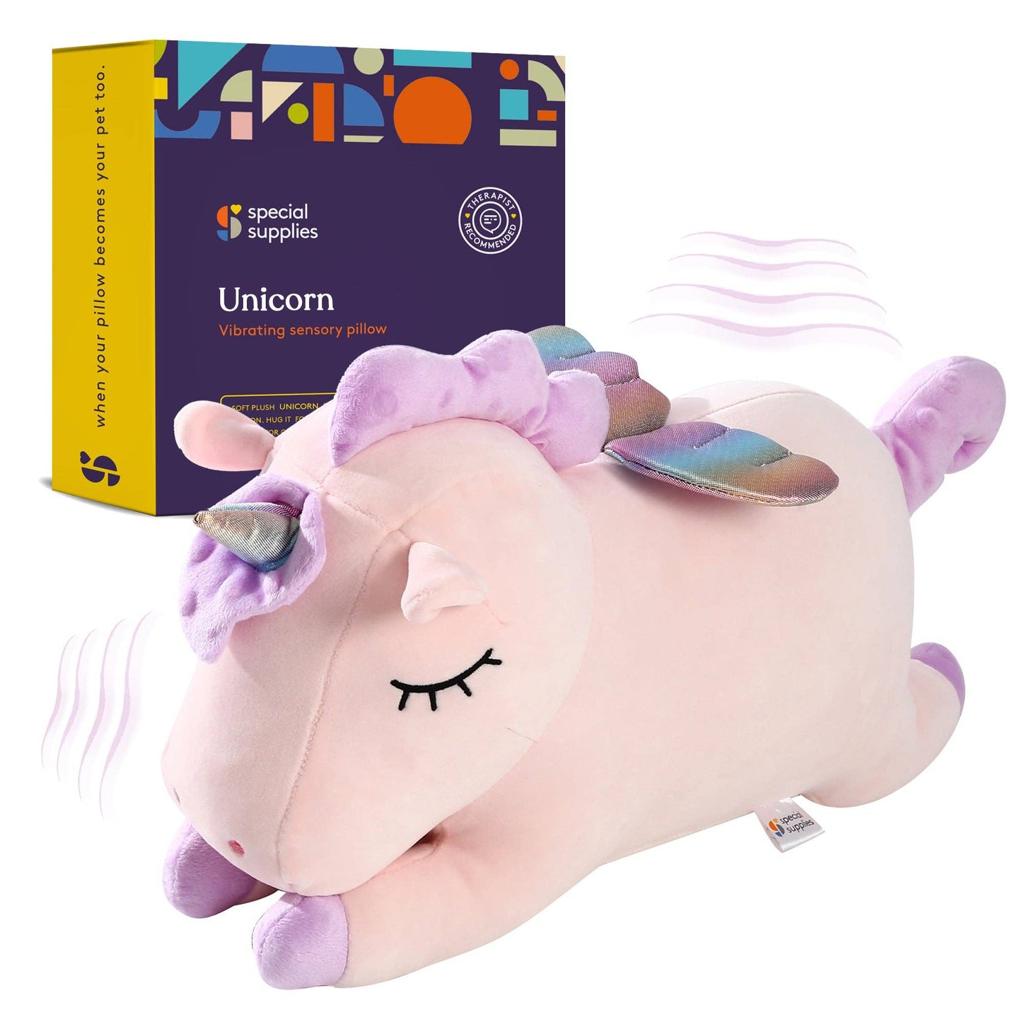 Special Supplies - Sensory Vibrating Pillow-Unicorn