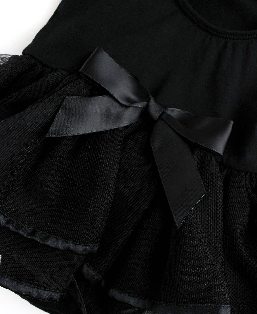 RuffleButts + RuggedButts - Girls Black Ballet Tutu Dance Leotard
