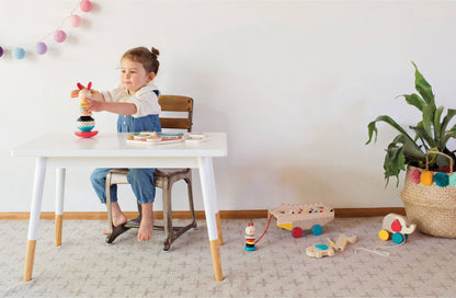 Chronicle Books - Wooden Rattle Modern Bunny