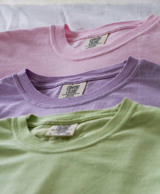 Comfort Colors Shirts, Unisex Heavyweight Tees, LIGHT Colors