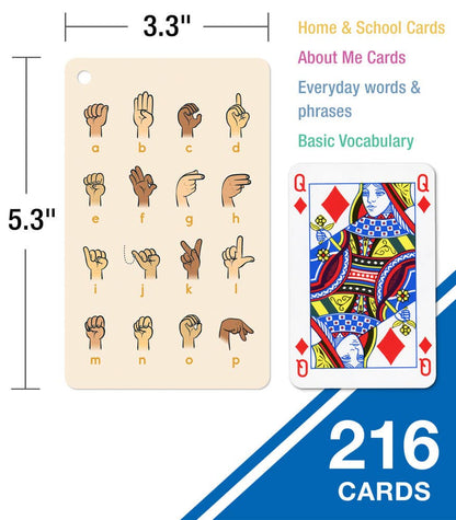 Carson Dellosa Sign Language Flash Cards