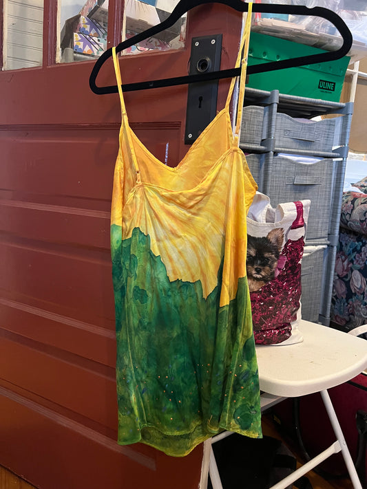 Yellow and Green Top