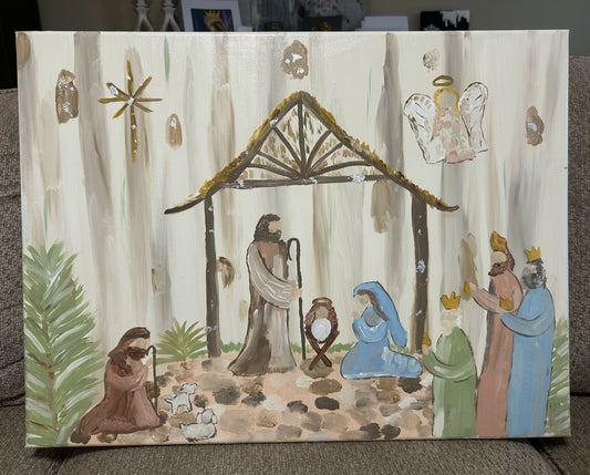 Nativity Painting