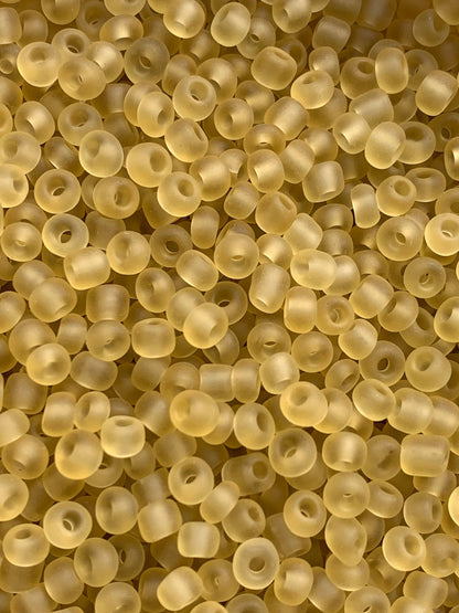 MaddieMayShop - Frost Glass seed beads, 6/m glass beads, Seed Beads Bulk