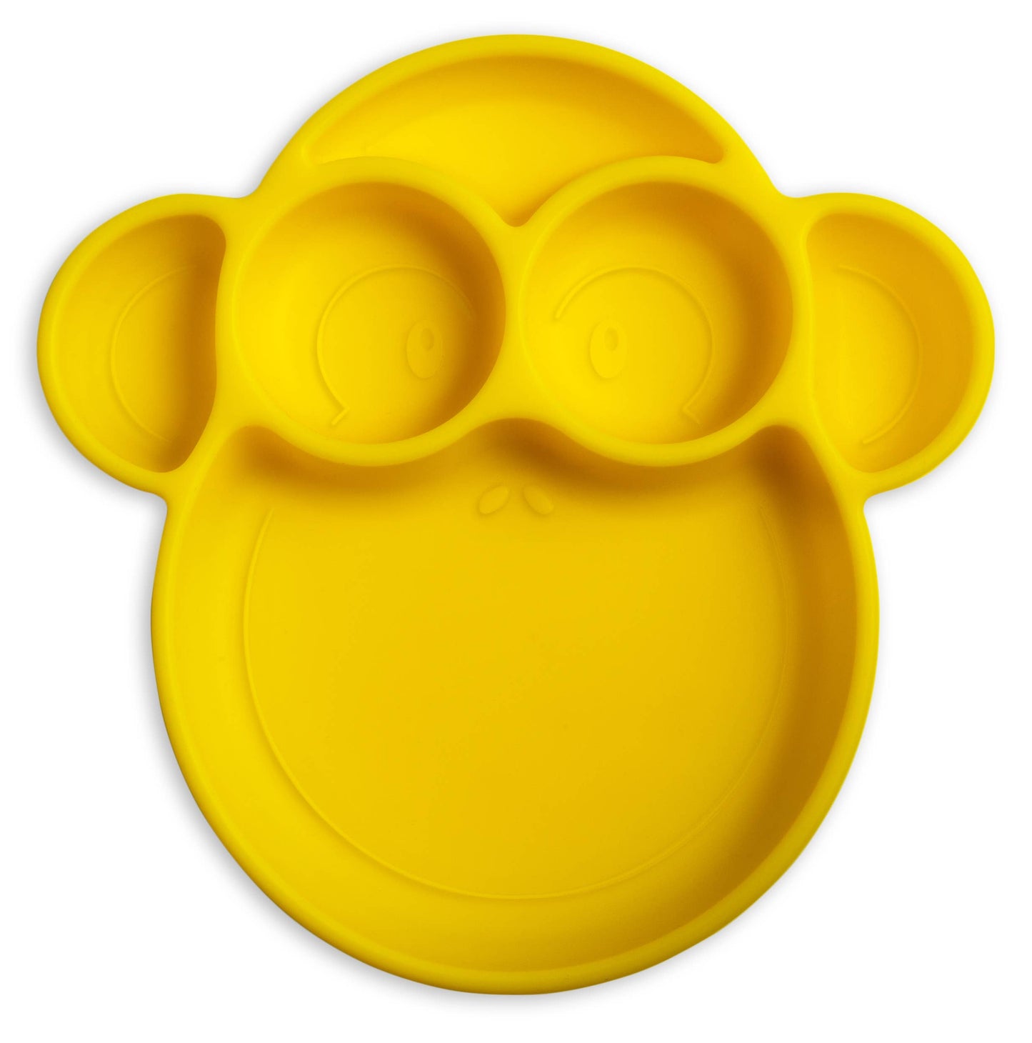 Think - Suction Plate Yellow Monkey