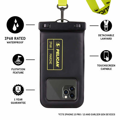 Case-Mate - Pelican Marine Waterproof Floating Pouch - Phone Pouch