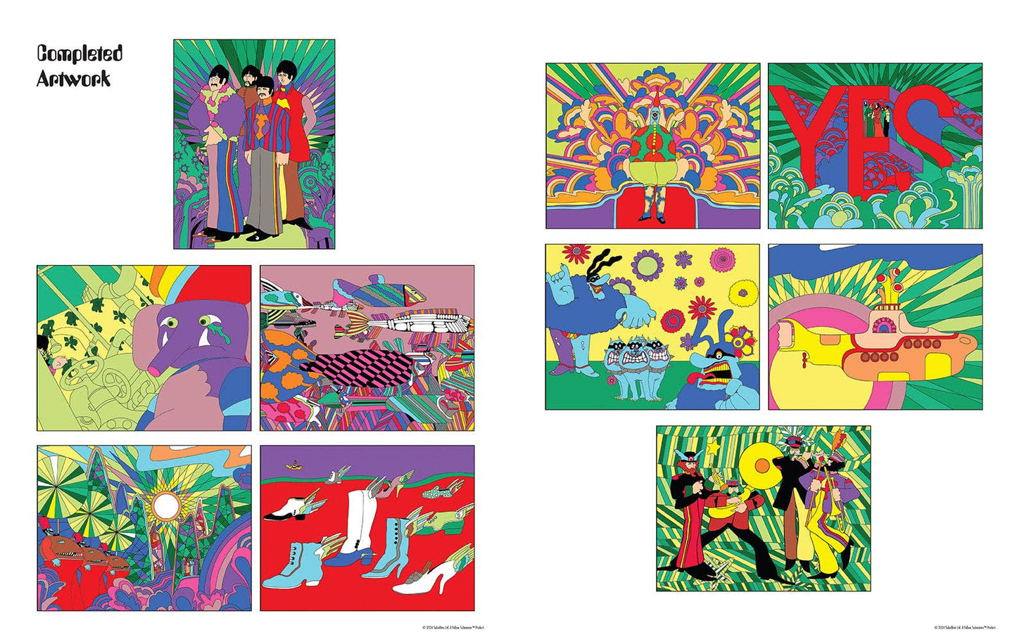 The Beatles Yellow Submarine Color By Numbers
