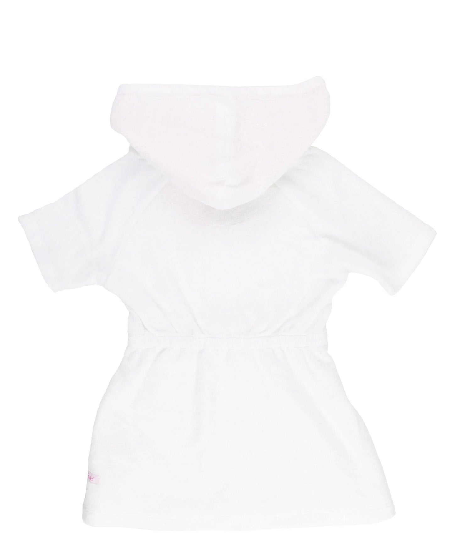 RuffleButts + RuggedButts - Girls White Terry Cover-Up