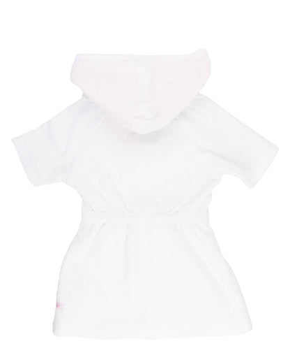 RuffleButts + RuggedButts - Girls White Terry Cover-Up