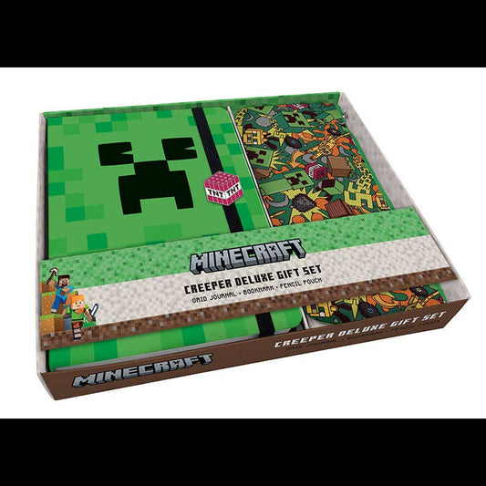 Minecraft: Creeper Deluxe Gift Set (Journal, Charm, Pouch)