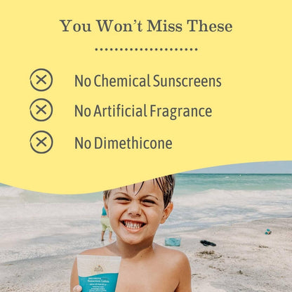 Earth Mama Organics - Uber-Sensitive Mineral Sunscreen Lotion - SPF 40