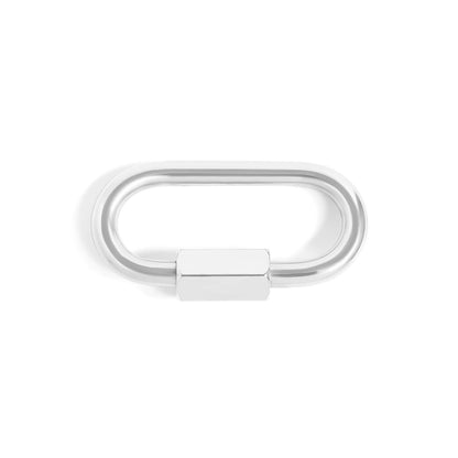WJW - 18K Gold PVD Classic Carabiner Charm Holder Clasp