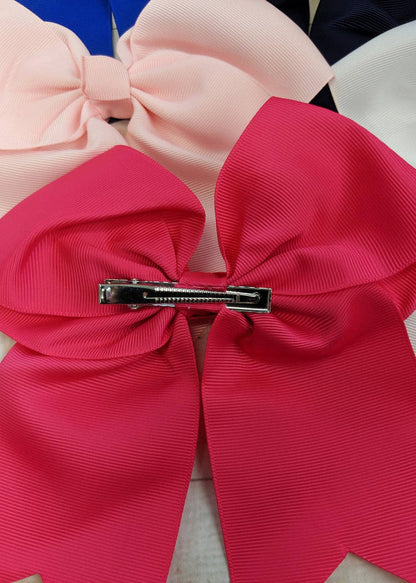 The Hair Bow Company - 6" Cheer Bow - Alligator Clip - 15 Colors - Dance Team Bows