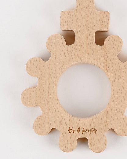 Be A Heart - Baby's First Rosary | Catholic Wooden Teether | Baby Gift