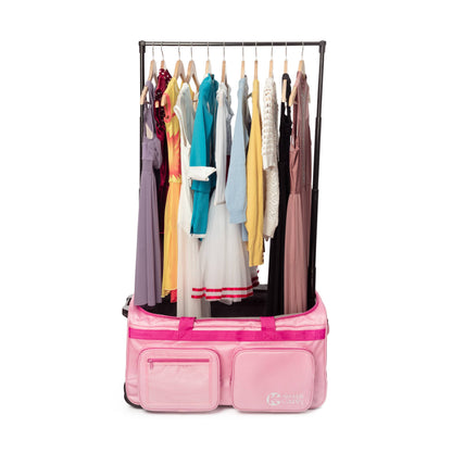 Kendall Country - Collapsible Costume Rolling Dance Bag with Garment Rack -28"