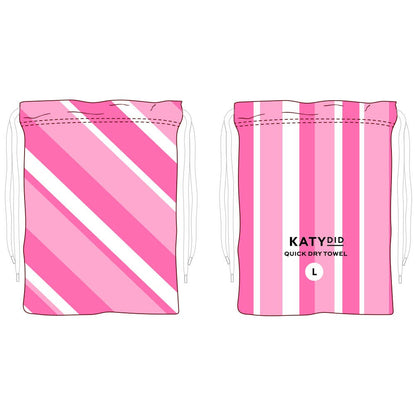 Katydid - Pink Striped Beach Quick Dry Towel